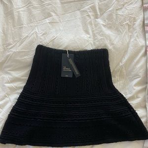Zara’s knitwear collection skirt